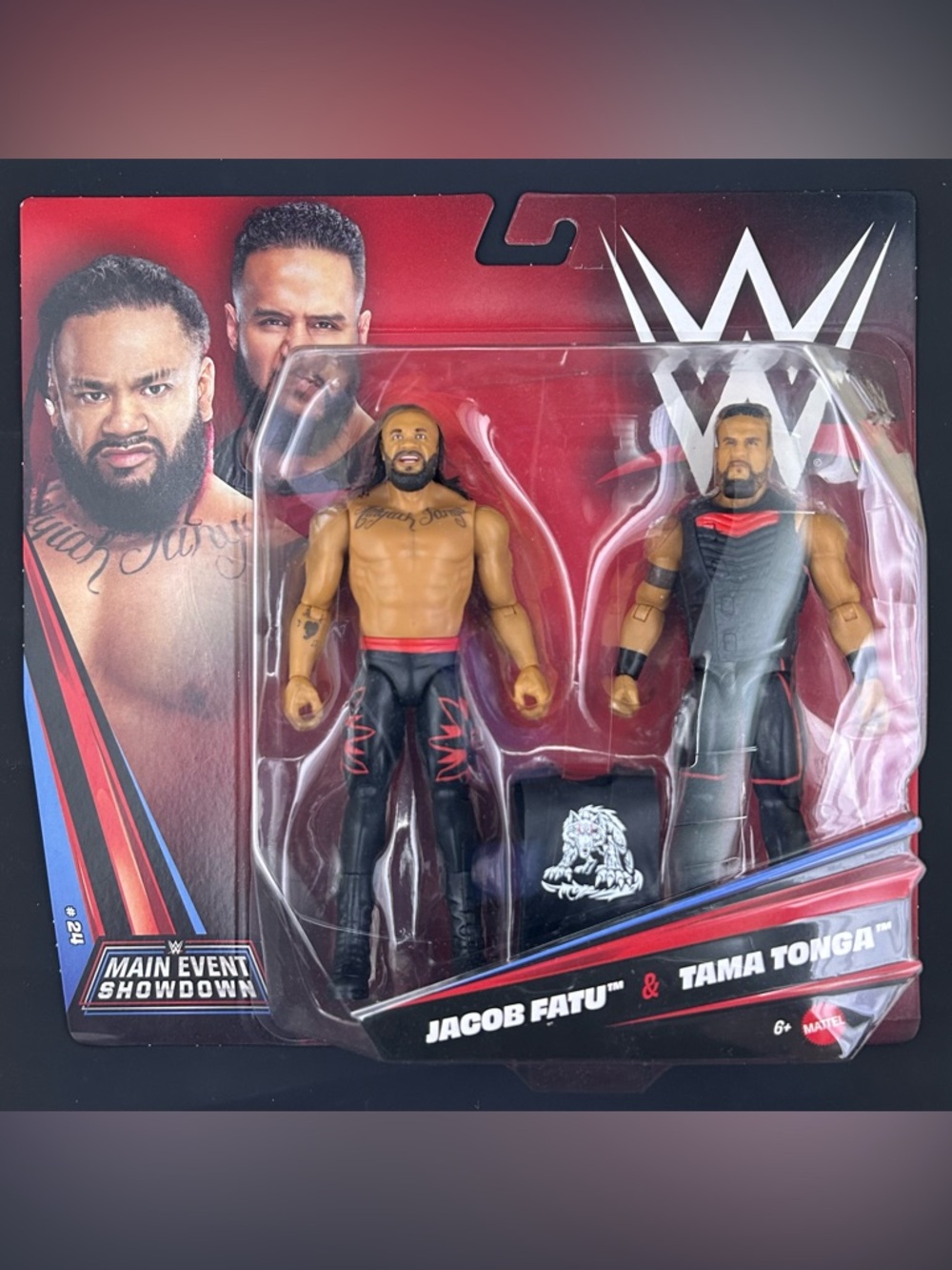 Mattel WWE Main Event Showdown 24 Jacob Fatu Tama Tonga 2025 Bloodline MFTs